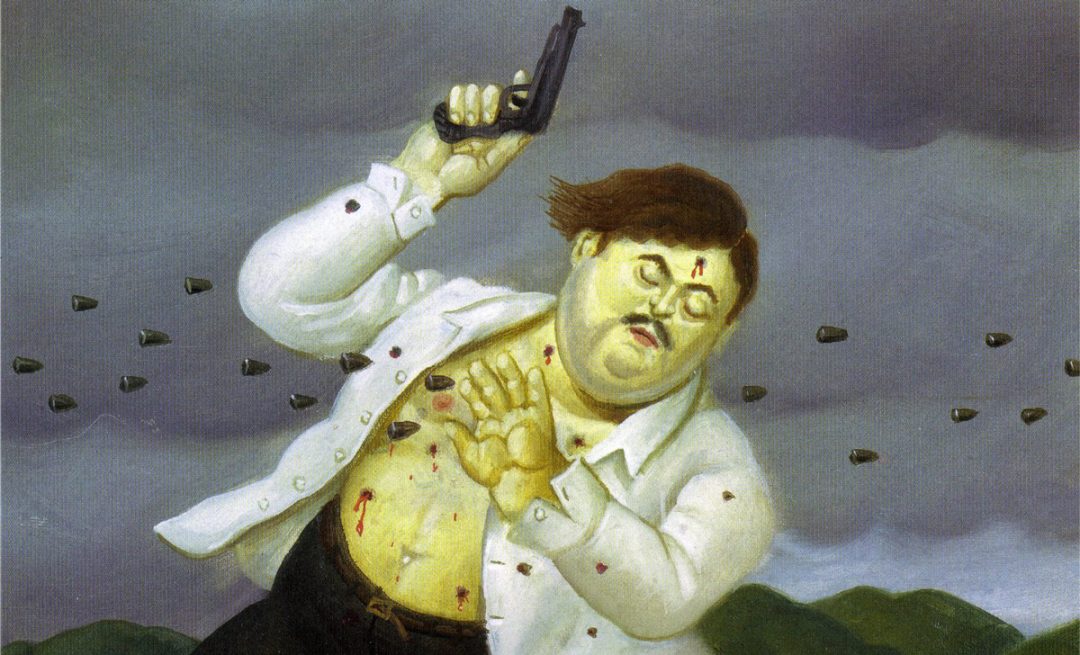 La Muerte De Pablo Escobar Fernando Botero