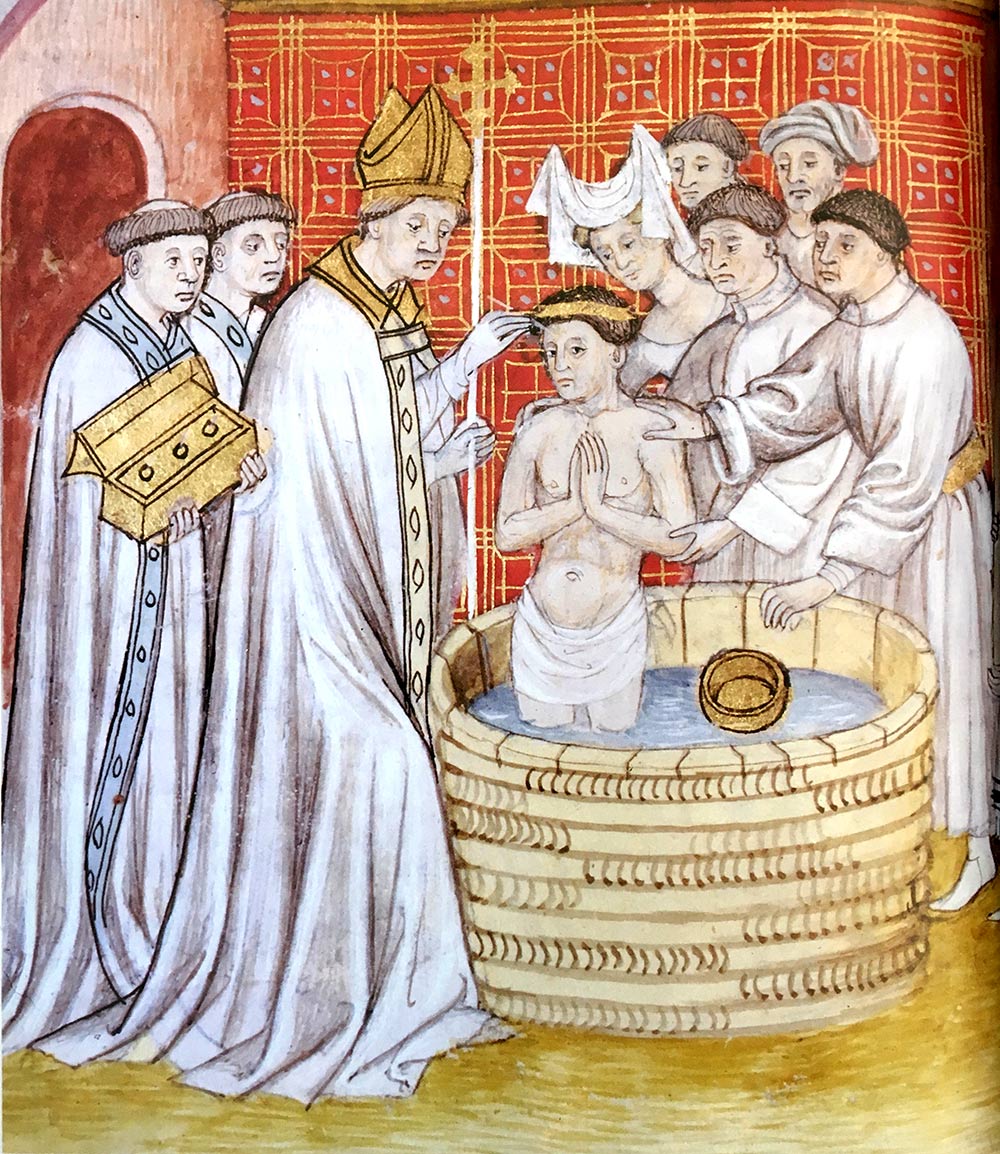 Le baptême de Rollon en 912