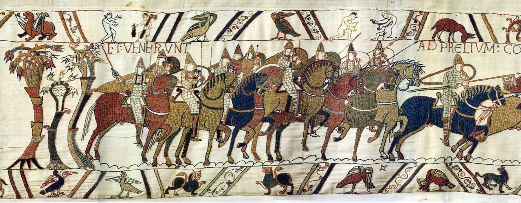 15 - Tapisserie de Bayeux - Départ de l'armée normande